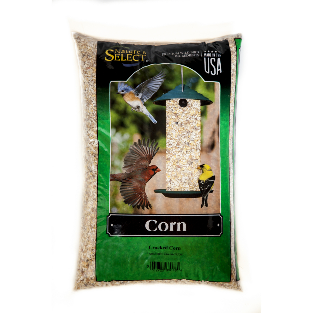 Picture of Natures Select Ingredients 063078 10 lbs Medium Cracked Corn