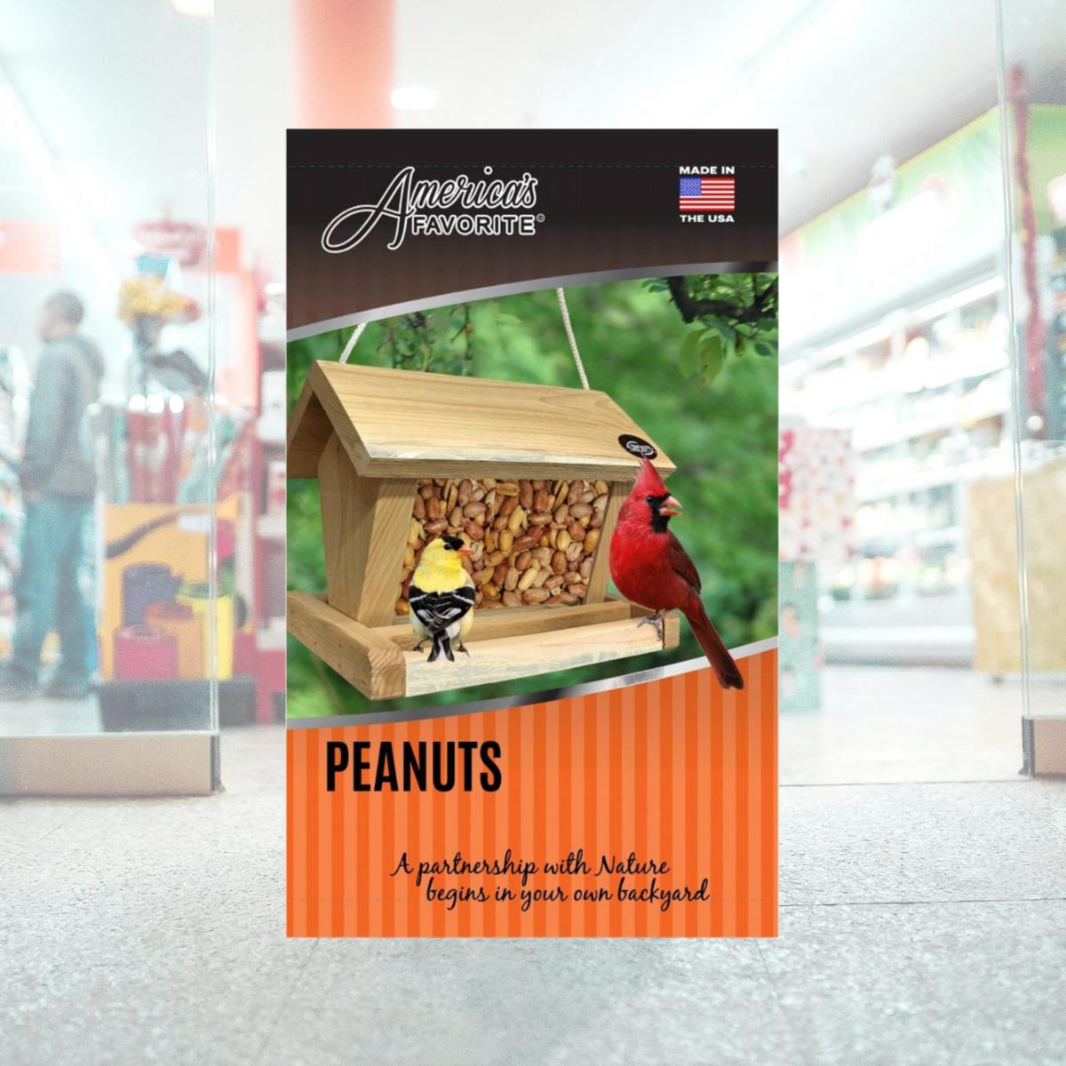 Picture of Americas Favorite 063079 4 lbs Peanuts Raw in Shell for Wild Bird Feed