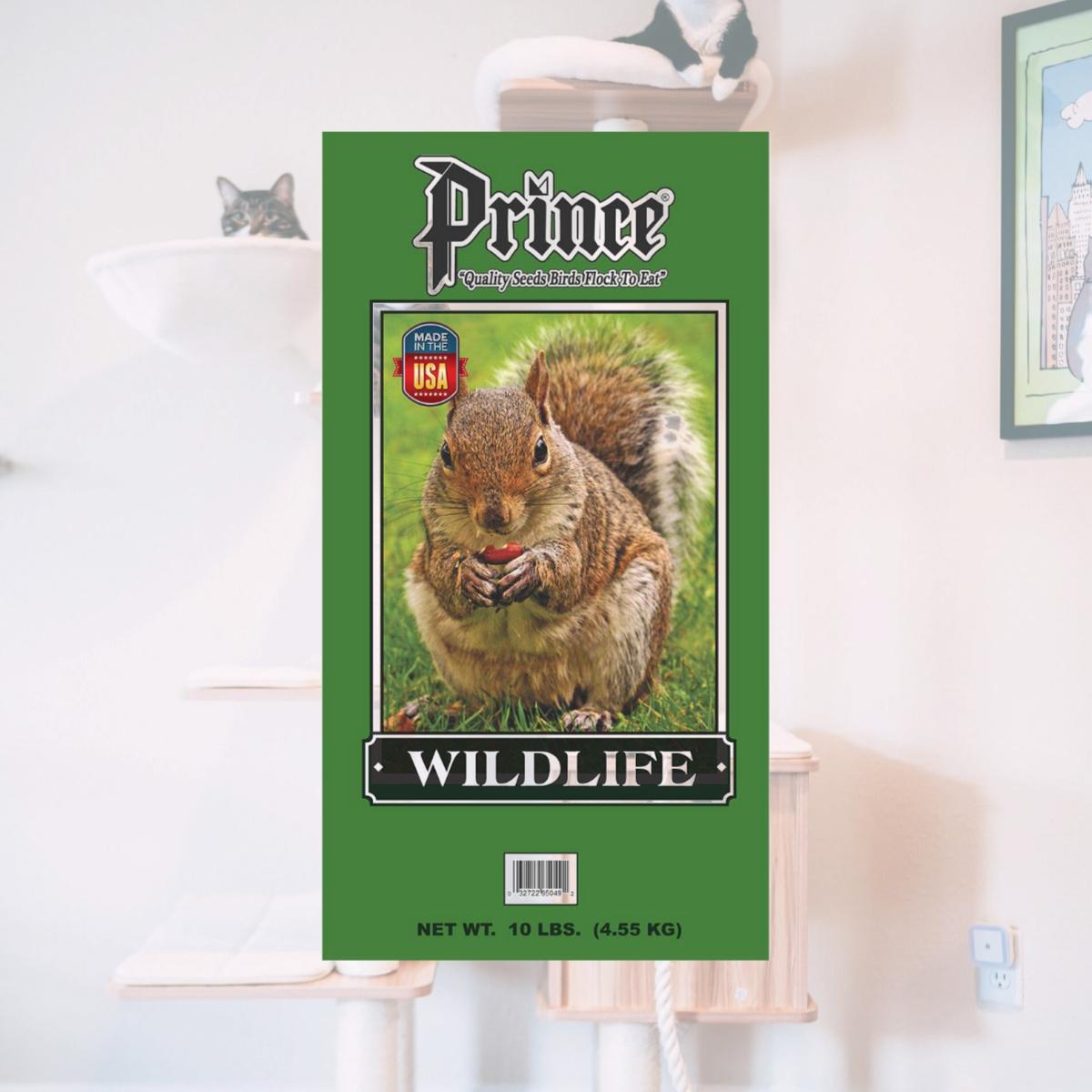 Picture of Prince Wild Bird Seed 051010 10 lbs Wildlife Formula Wild Bird Feed Dark Green Bag, Dark Green