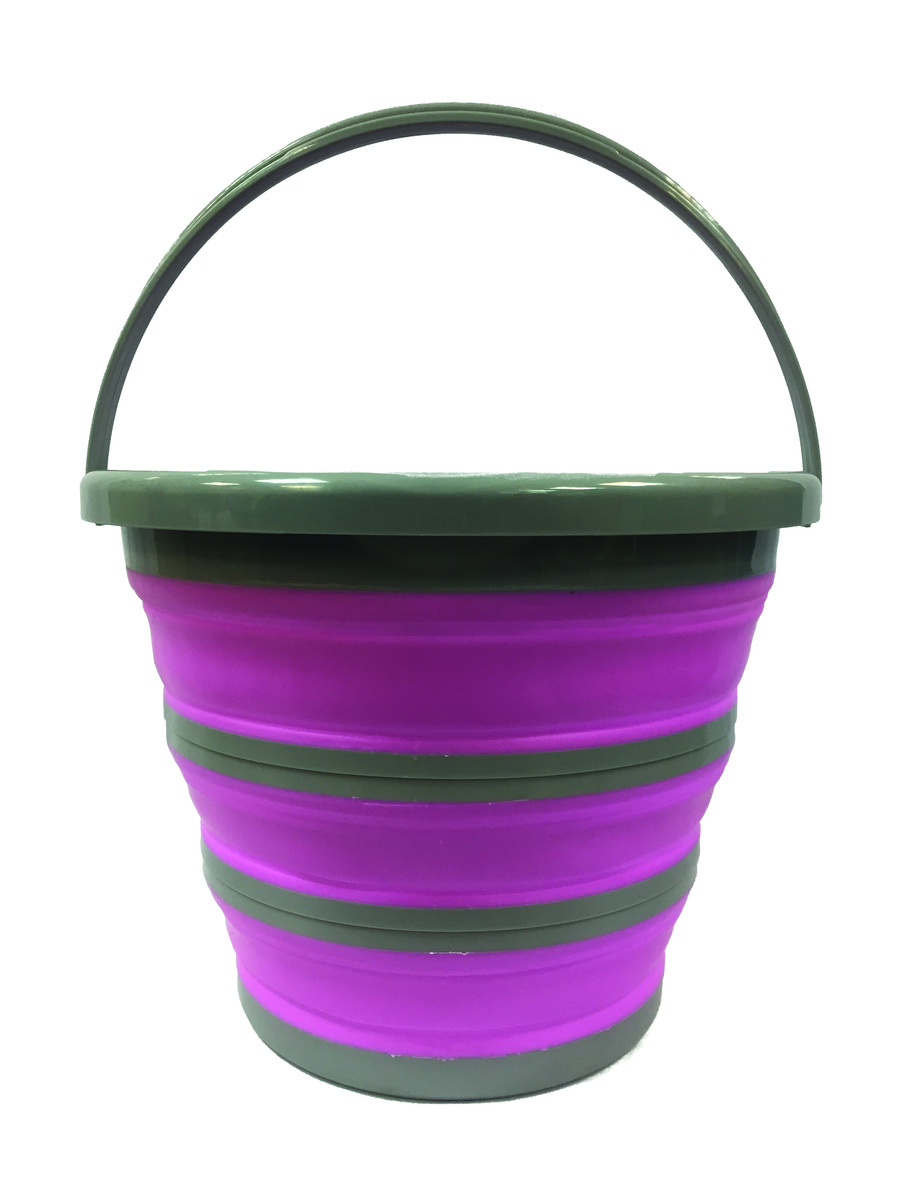 Picture of Centurion 5040244 2.5 gal TPR Collapsible Bucket with PP Circle&#44; Lavender