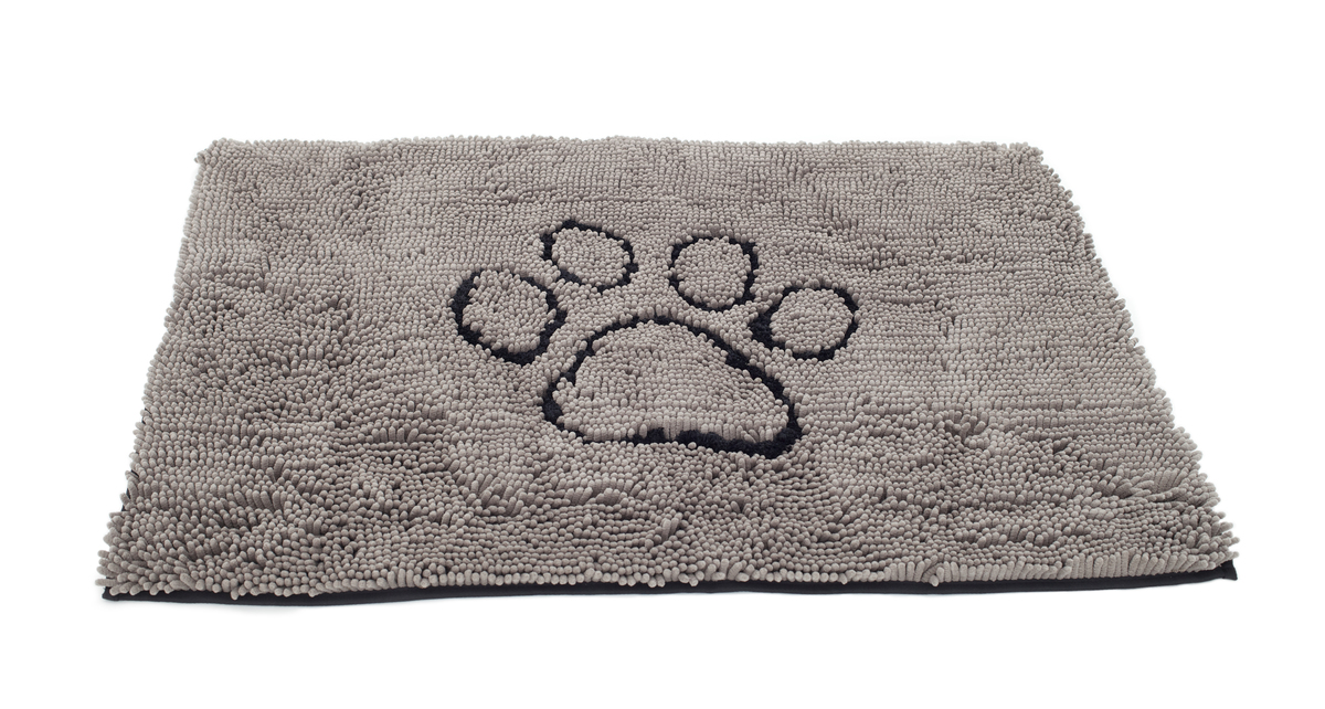 Picture of Dog Gone Smart 855104 31 x 20 in. Dirty Dog Doormat&#44; Misty Grey & Light Grey - Medium