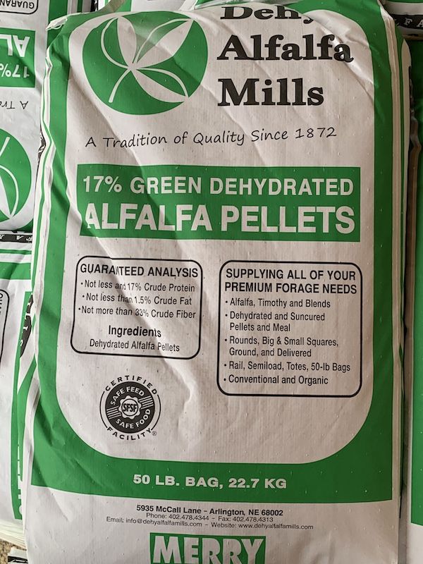 Picture of La Budde 002280 50 lbs Dehy Alfalfa Mills Alfalfa Pellets