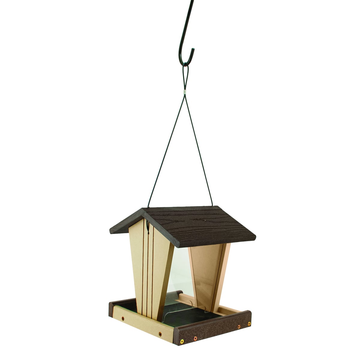 053349 Going Green Contemporary Medium Hopper Bird Feeder