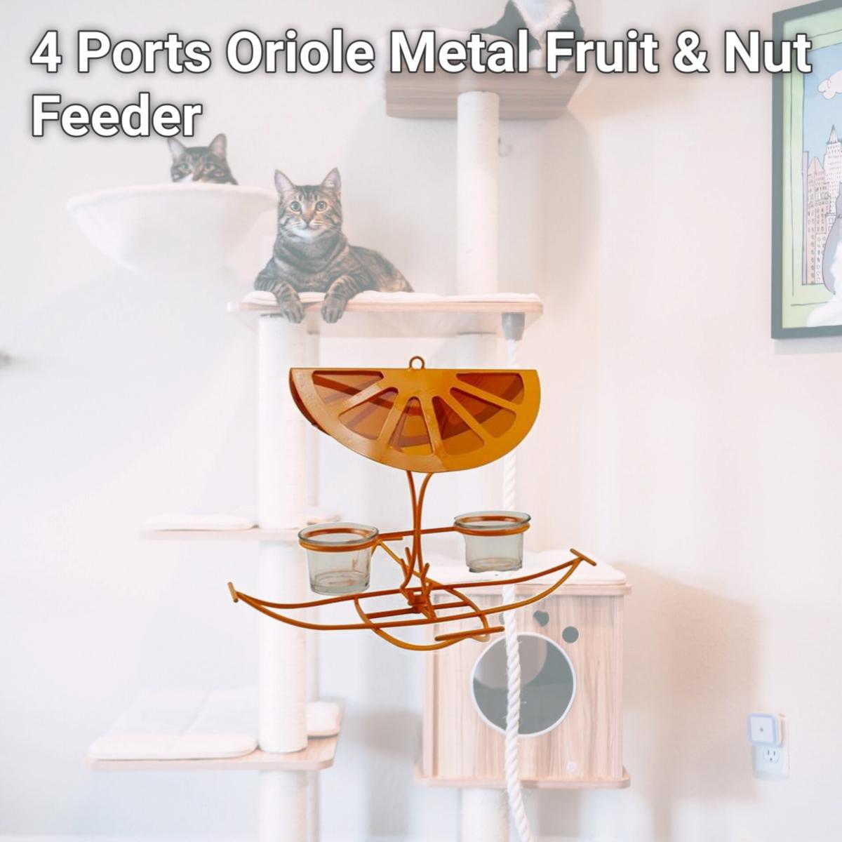 Picture of Panacea Audubon 053356 4 Ports Oriole Metal Fruit & Nut Feeder