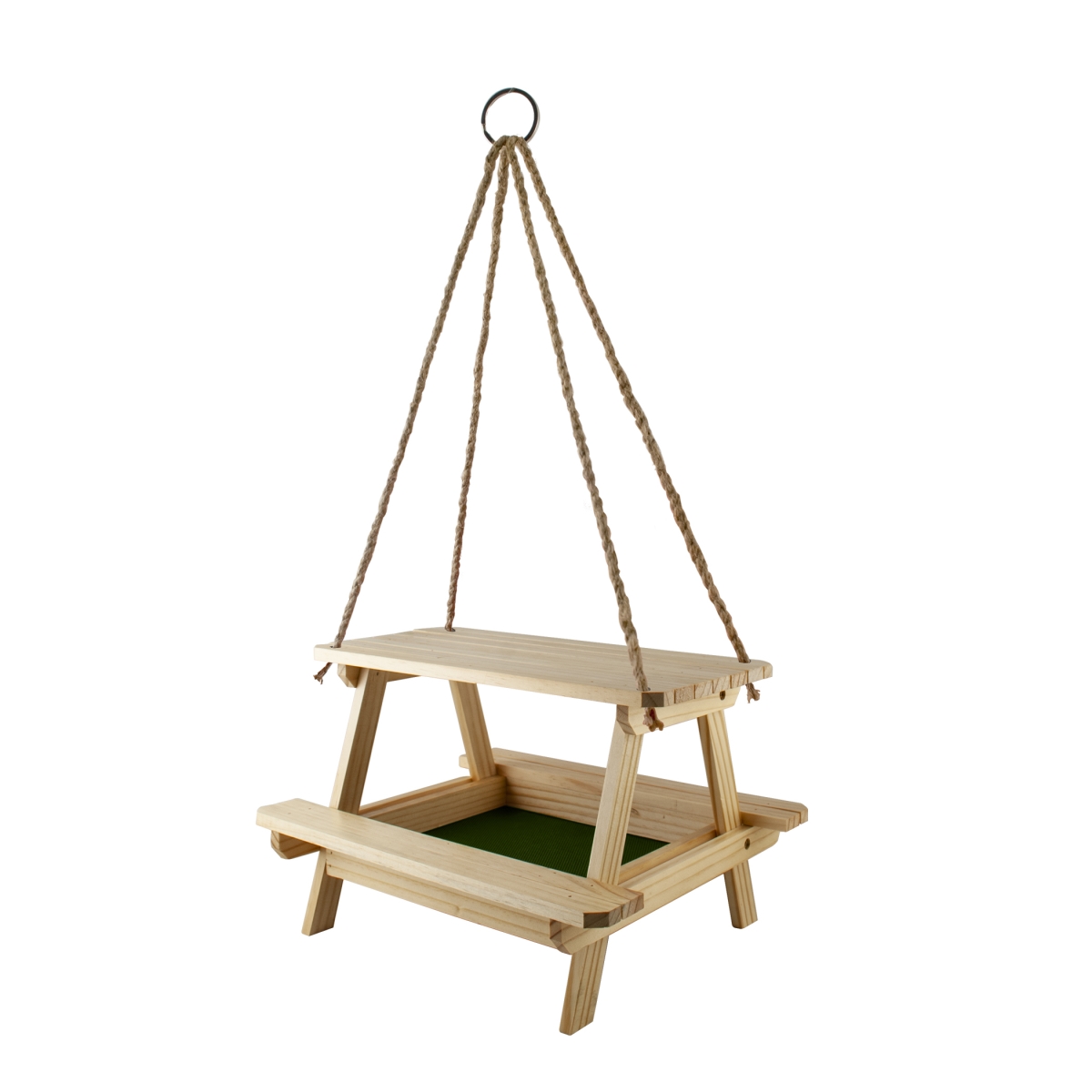 WoodLink Lake and Cabin Picnic Table Platform Feeder