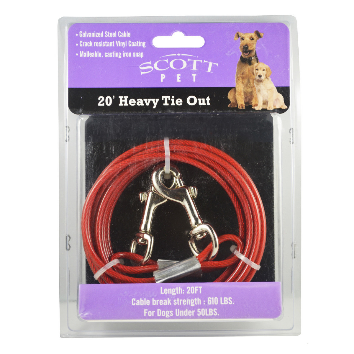 Picture of Scott Pet 882713 20 ft. Medium Cable Tie Out