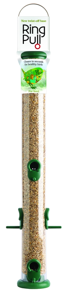 Picture of Jacobi Jayne 290142 6-Port Ring Pull Seed Feeder&#44; Green - Large