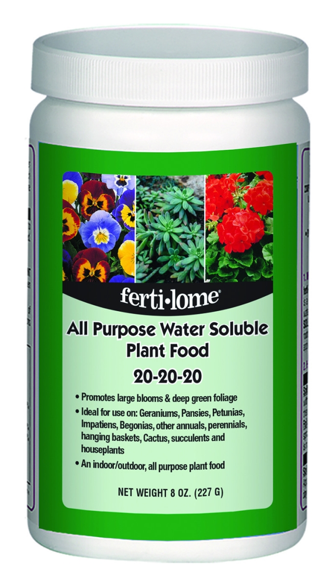 8 oz 20-20-20 All Purpose Water Soluble Plant Food -  FERTILOME, FE396136