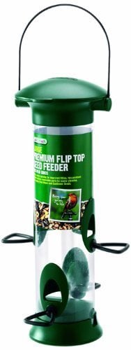 Picture of Gardman 080187 Premium Flip Top Funky Seed Feeder&#44; Green - Large