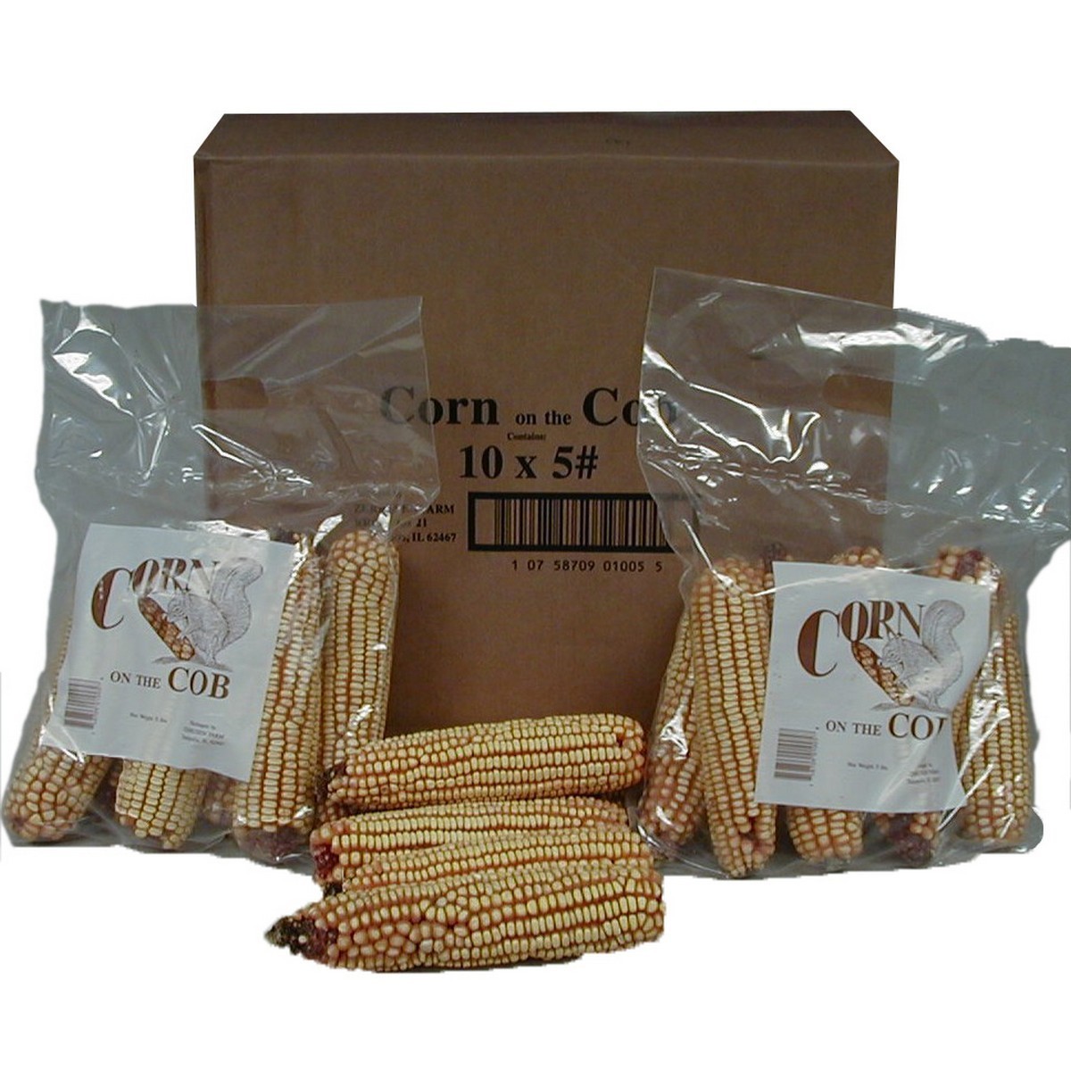 Picture of Zerrusen Farm 65950 5 lbs Corn on The Cob Corn Squirrel Food - Master Pack 10