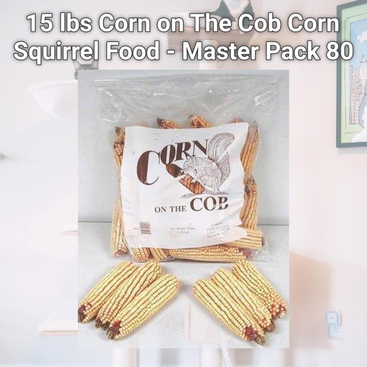 Picture of Zerrusen Farm 932901 15 lbs Corn on The Cob Corn Squirrel Food - Master Pack 80