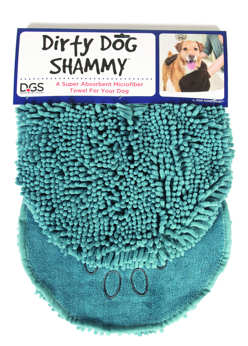 Picture of Dog Gone Smart 855133 13 x 31 in. Pacific Blue Dirty Dog Shammy Towel - MP12