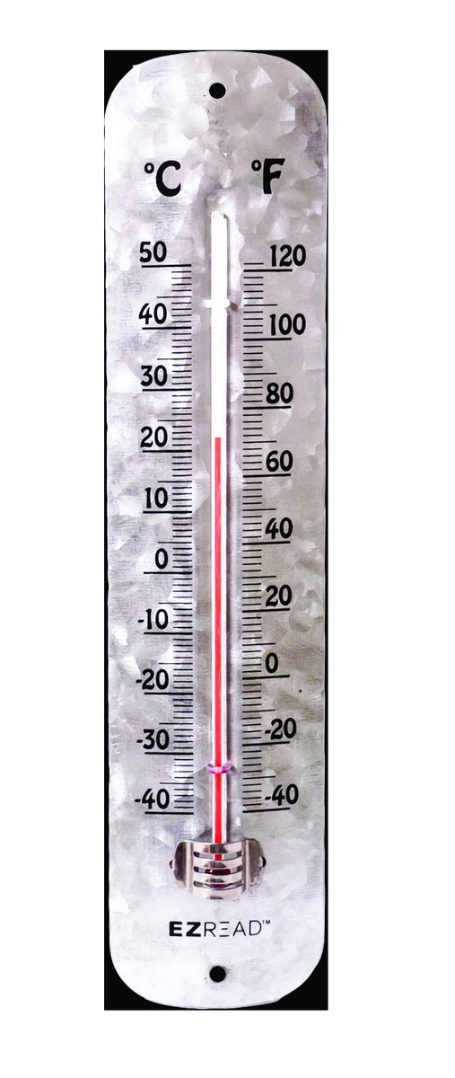 Picture of Headwind 5041923 840-0090 12 in. MP6 Galvanized Metal Thermometer