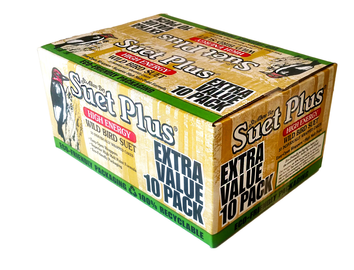 Picture of Wildlife Sciences 313884 240 7.3 lbs Suet Plus - M1 Extra Value High Energy Bird Food - Pack of 10