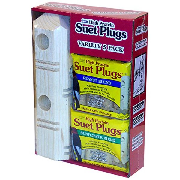 Picture of Wildlife Sciences 313921 747 No. 4.9 Suet Plug Variety Pack Feeder for MP10 - Pack of 5