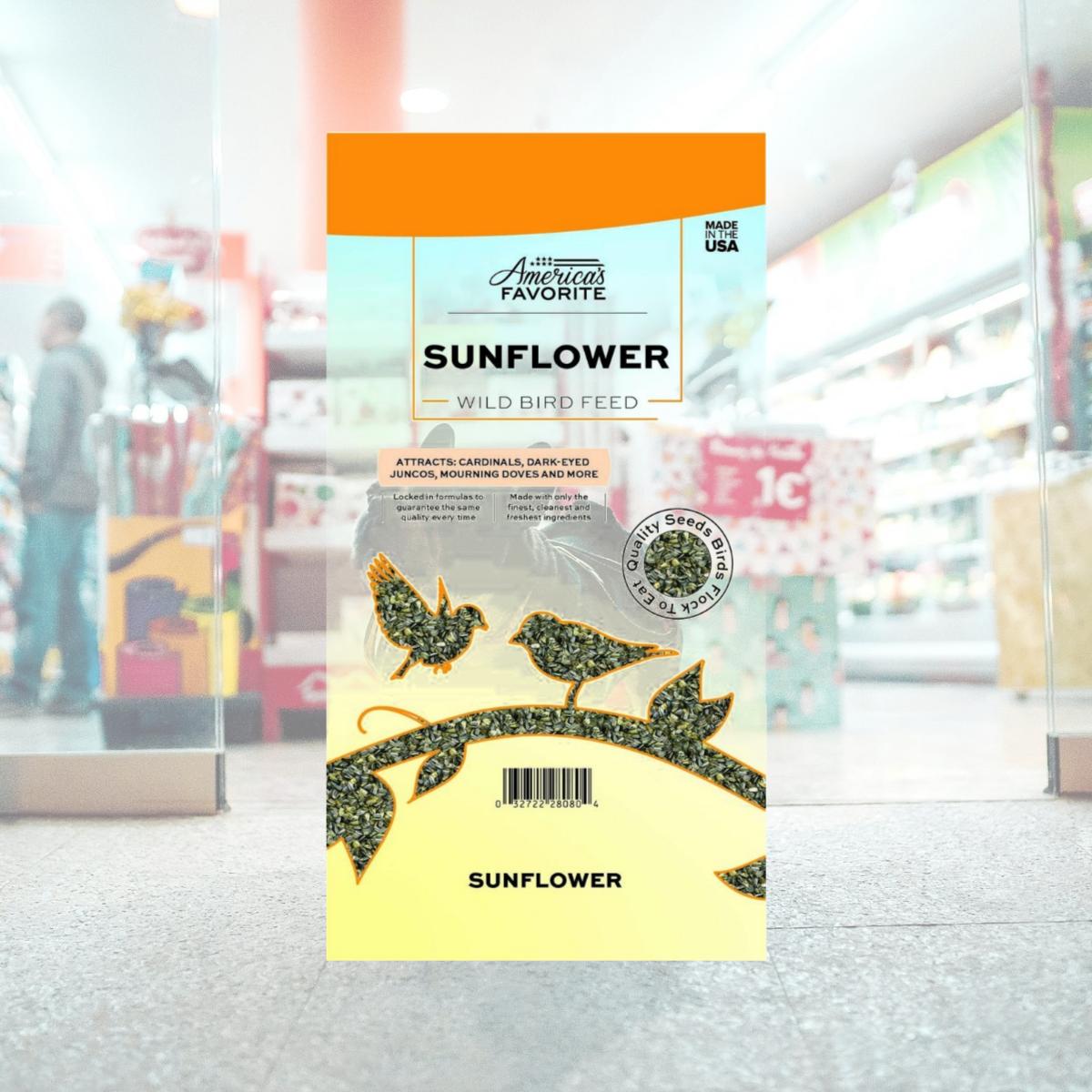 Picture of Americas Favorite Pet 1668 20 lbs 001668 Stripe Sunflower Wild Bird Food