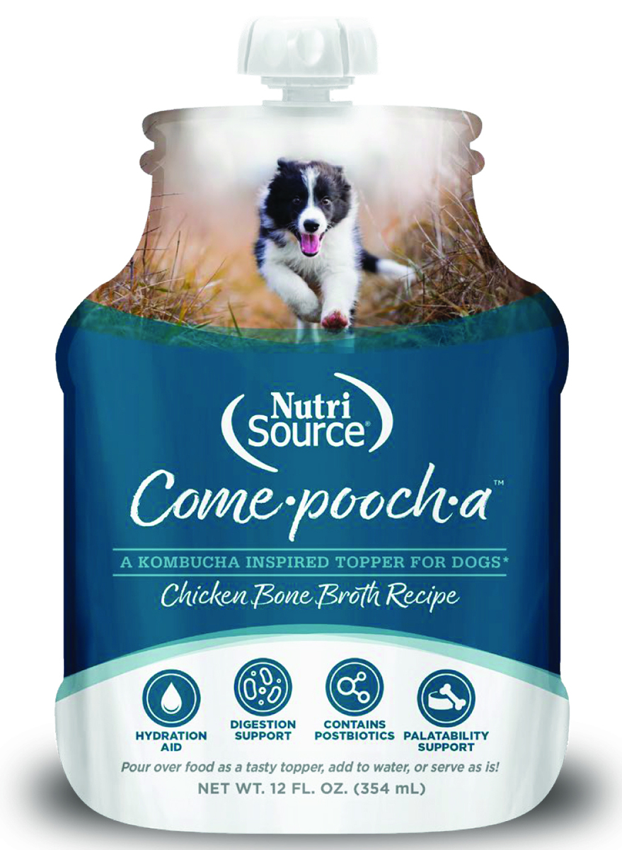 Picture of Nutri Source 124389 12 oz Come Pooch-A Broth Chicken Recipe Dog Food - Pack of 12