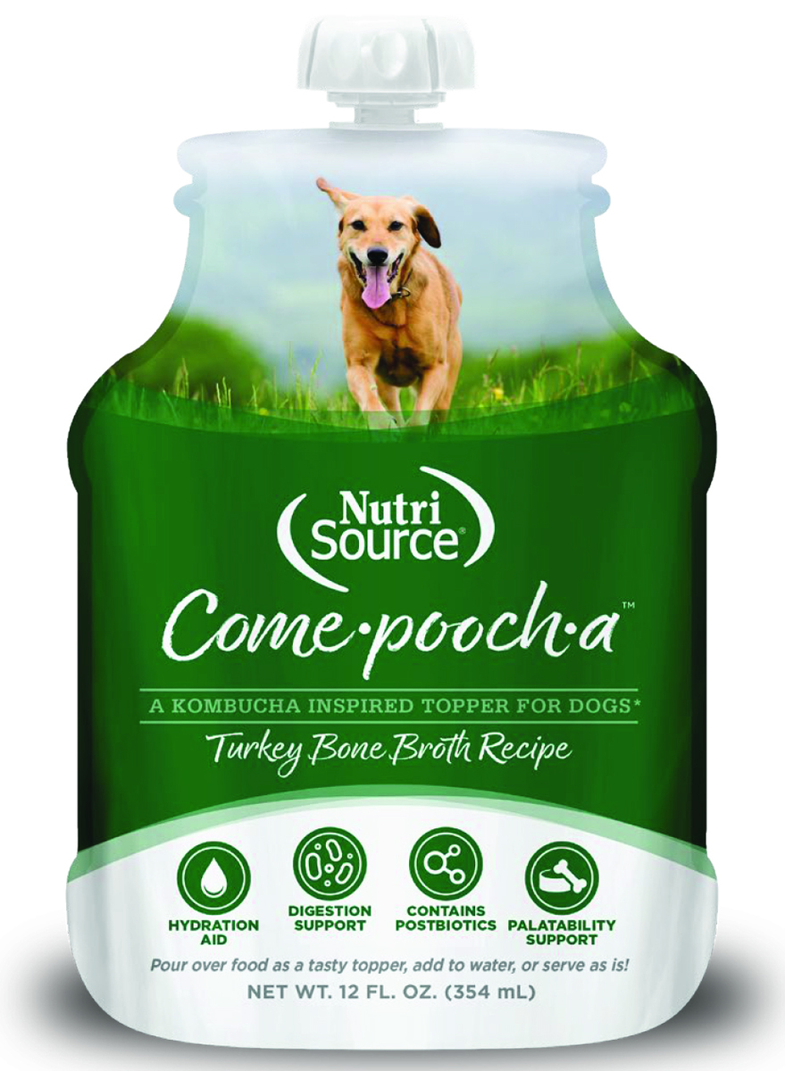 Picture of Nutri Source 124390 12 oz Come Pooch-A Broth Turkey Recipe Dog Food - Pack of 12