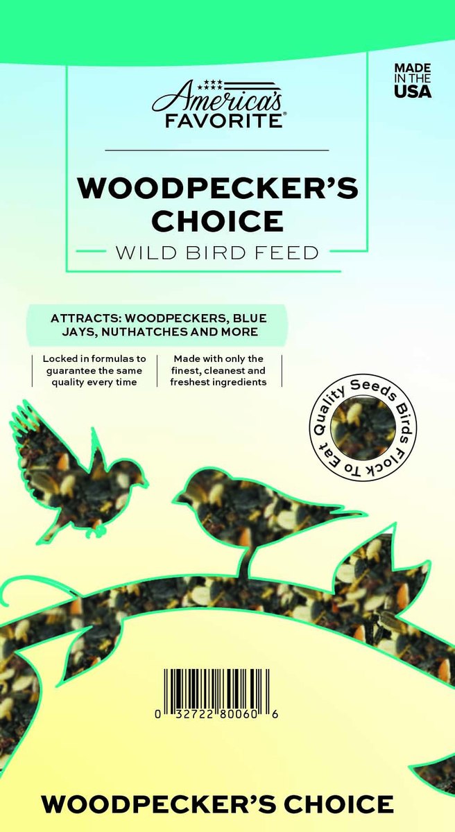 Picture of Americas Favorite 2800605 5 lbs Woodpeckers Choice Wild Bird Food - Pack of 144