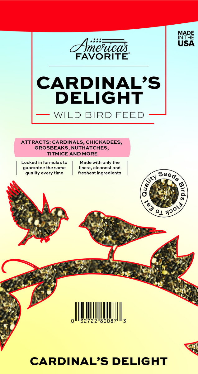Picture of Americas Favorite 2800818 14 lbs Cardinals Delight Wild Bird Food - Pack of 96