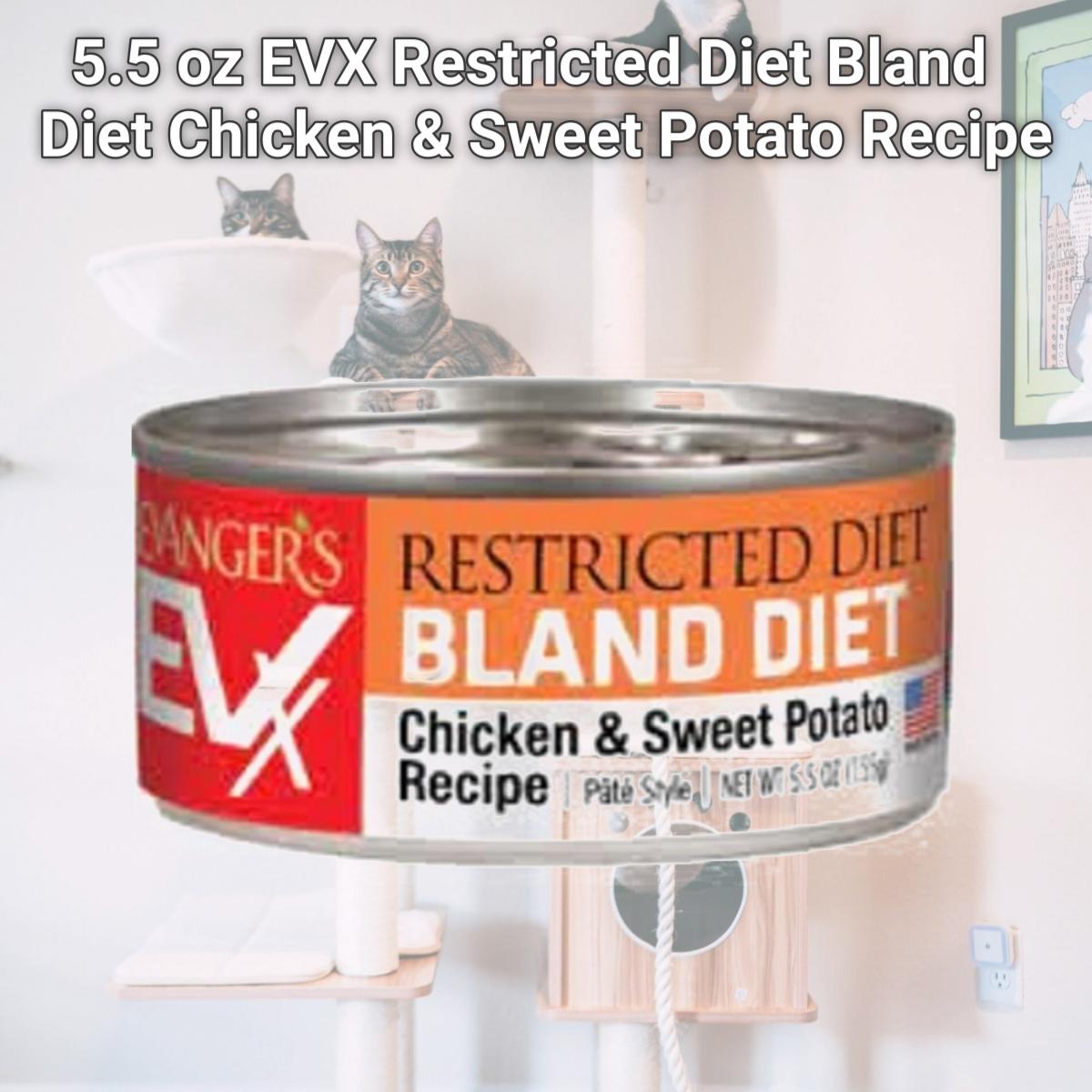 Picture of Evangers 884180 5.5 oz EVX Restricted Diet Bland Diet Chicken & Sweet Potato Recipe