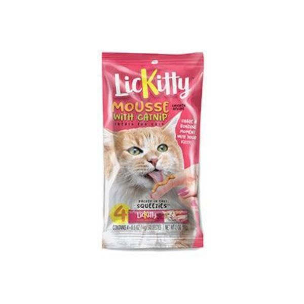Picture of Against 884185 0.05 oz Lickitty Mousse with Catnip Display Chicken Recipe Dog Food - Pack of 4 - 14 per Pack