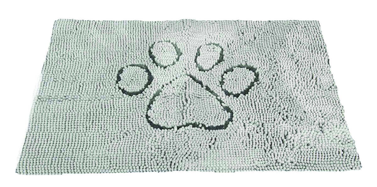Picture of Dog Gone Smart 855136 31 x 20 in. Silver Grey Dirty Dog Doormat&#44; Medium