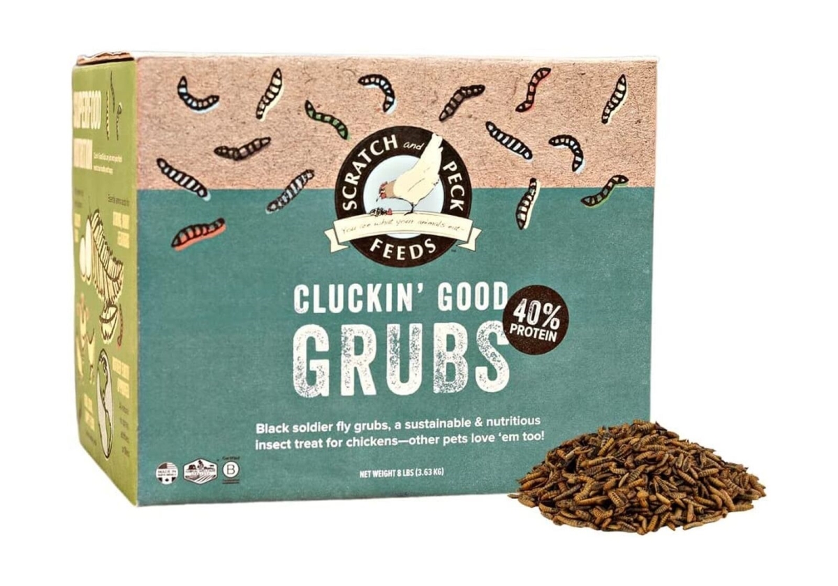 Picture of Scratch 11890 8 lbs Peck Feeds with Cluckin Good Grubs for Chickens 9700 MP1