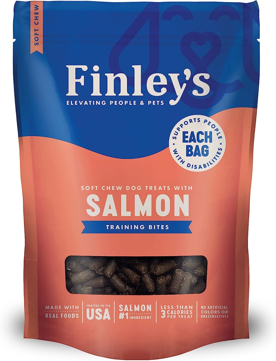Picture of Nutri Source 872232 50409 6 oz MP12 Finleys Salmon Recipe Soft Chew Trainer Bites Dog Treats - Pack of 12