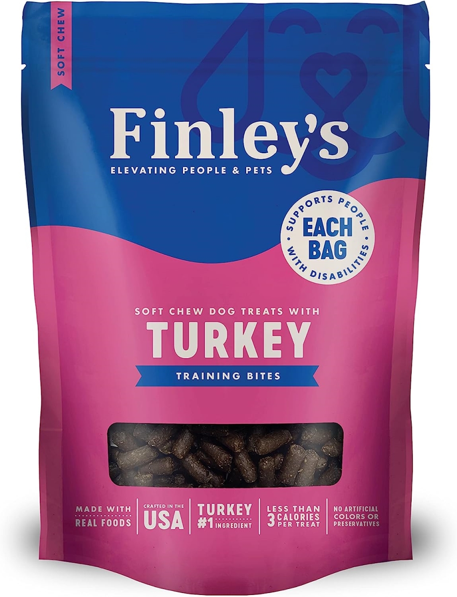 Picture of Nutri Source 872233 50410 6 oz MP12 Finleys Turkey Recipe Soft Chew Trainer Bites Dog Treats - Pack of 12