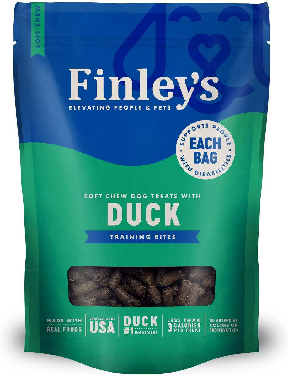 Picture of Nutri Source 872234 50411 6 oz MP12 Finleys Duck Recipe Soft Chew Trainer Bites Dog Treats - Pack of 12