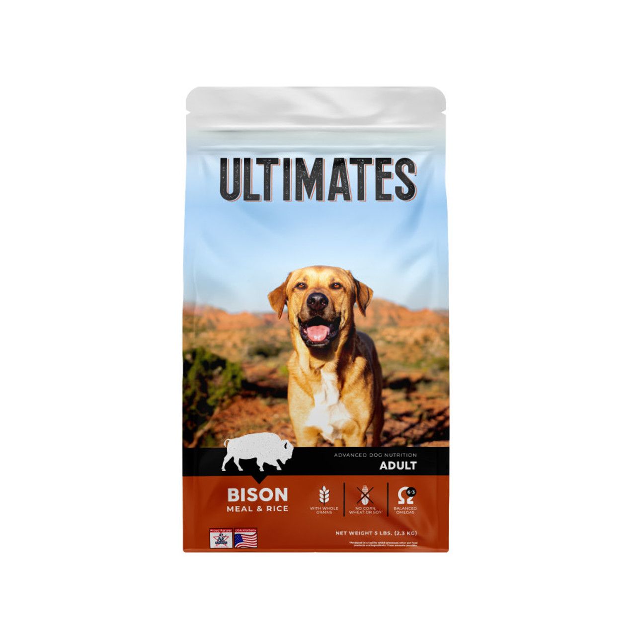 1740148 5 lbs Bison Meal & Rice  Dog Food