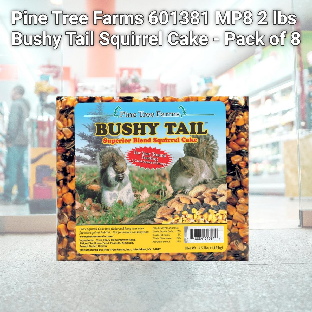Picture of Pine Tree Farms 601381 MP8 2 lbs Bushy Tail Squirrel Cake - Pack of 8