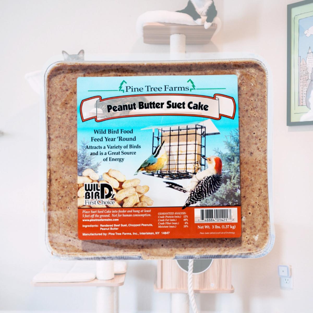 Picture of Pine Tree Farms 601421 3 lbs MP8 Peanut Butter Suet Cake - Pack of 8