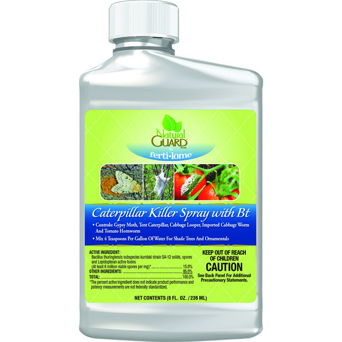 Organic Caterpillar Killer Liquid Concentrate 8 oz