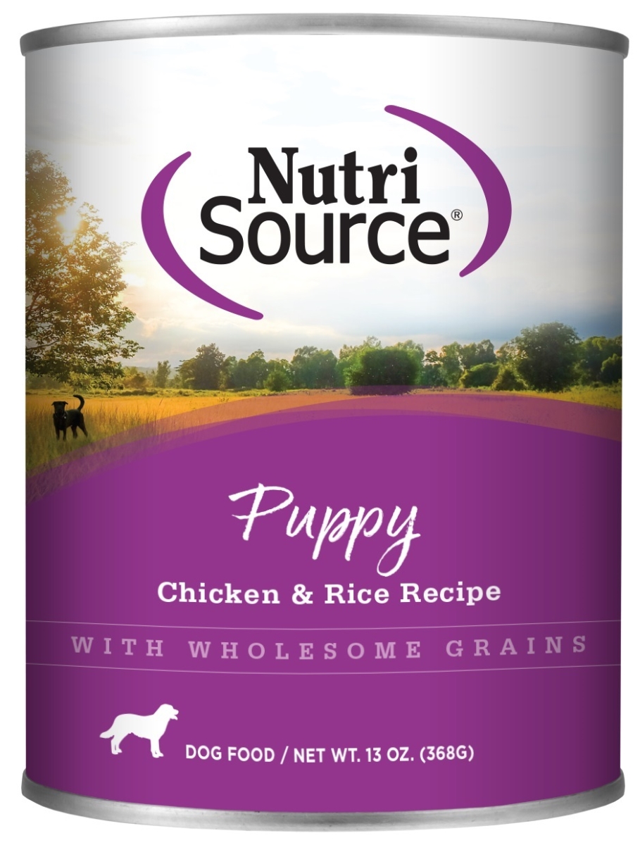 Picture of Nutri Source 124355 94001 13 oz MP12 Puppy Chicken & Rice Dog Food - Pack of 12