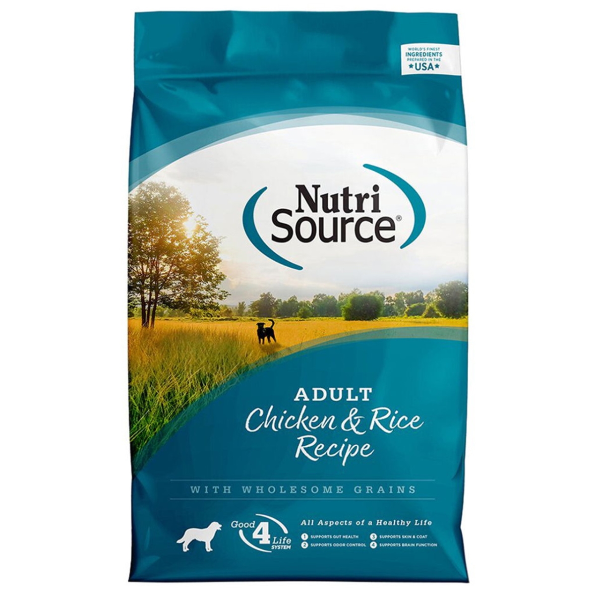 Picture of Nutri Source 872253 26010 26 lbs MP70 Adult Chicken, Rice 26-16 lbs Dog Food