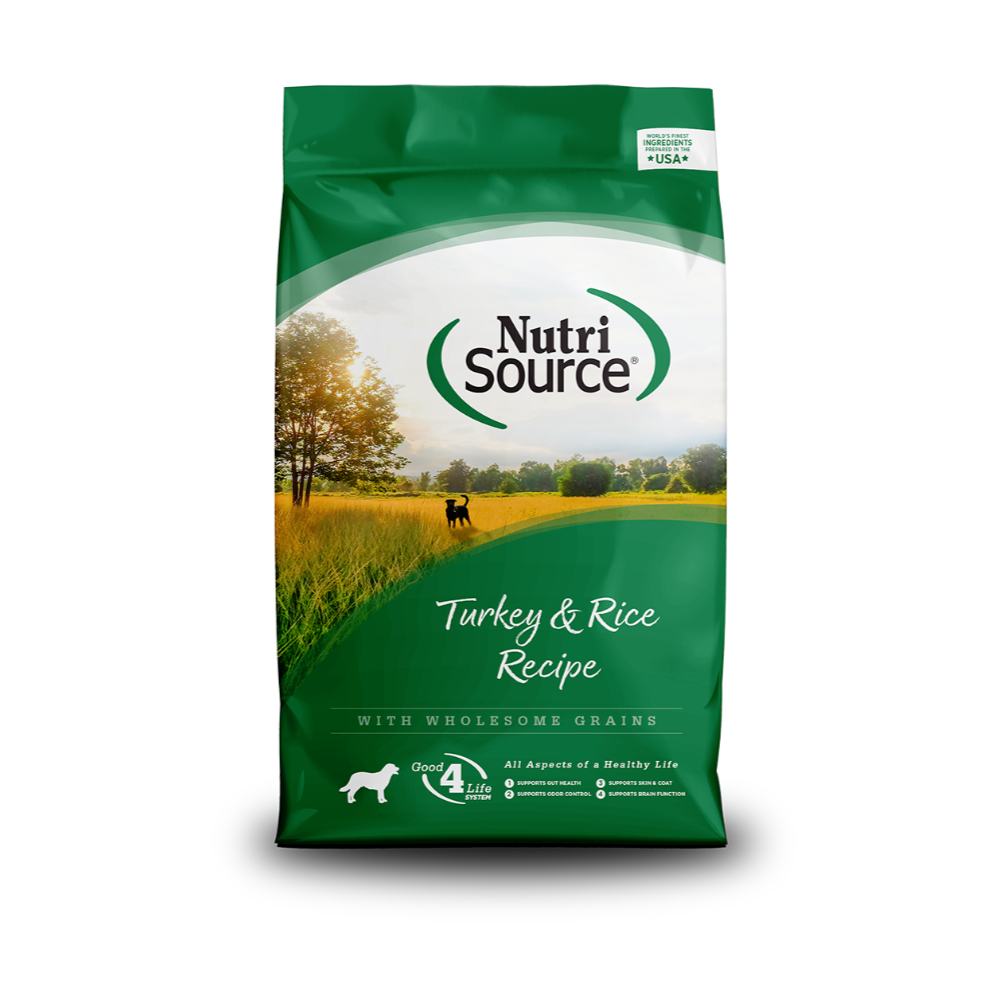 Picture of Nutri Source 872257 27105 26 lbs MP70 Turkey & Rice 26-16 lbs Dog Food
