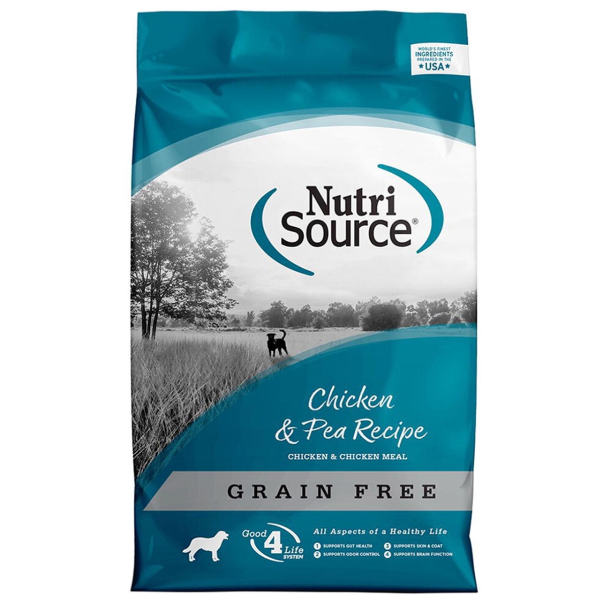 Picture of Nutri Source 872240 29010 26 lbs MP70 Grain Free Chicken, Pea 28-18 lbs Dog Food