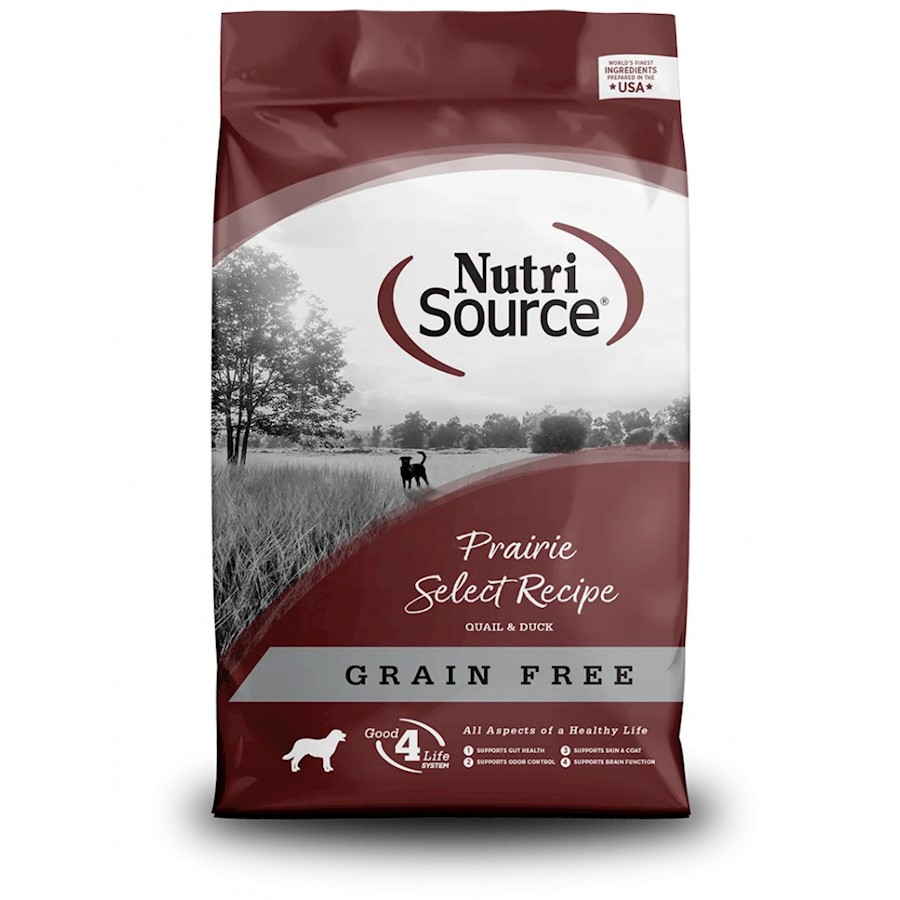 Picture of Nutri Source 872248 26 lbs Grain Free Prairie Select Dry Dog Food for MP70