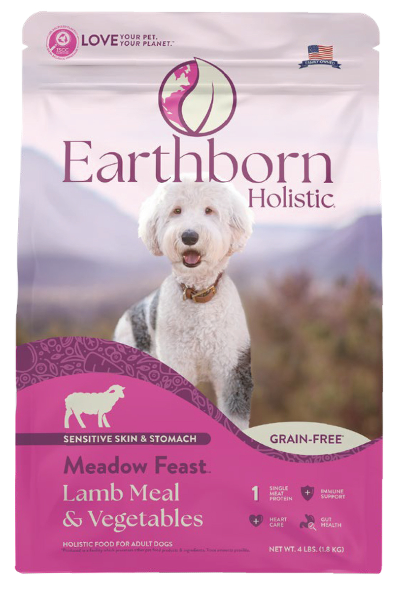Picture of Earthborn Hollistic 248413 4 lbs Meadow Feast Grain Free No Peas MP5 Dog Food - Pack of 5