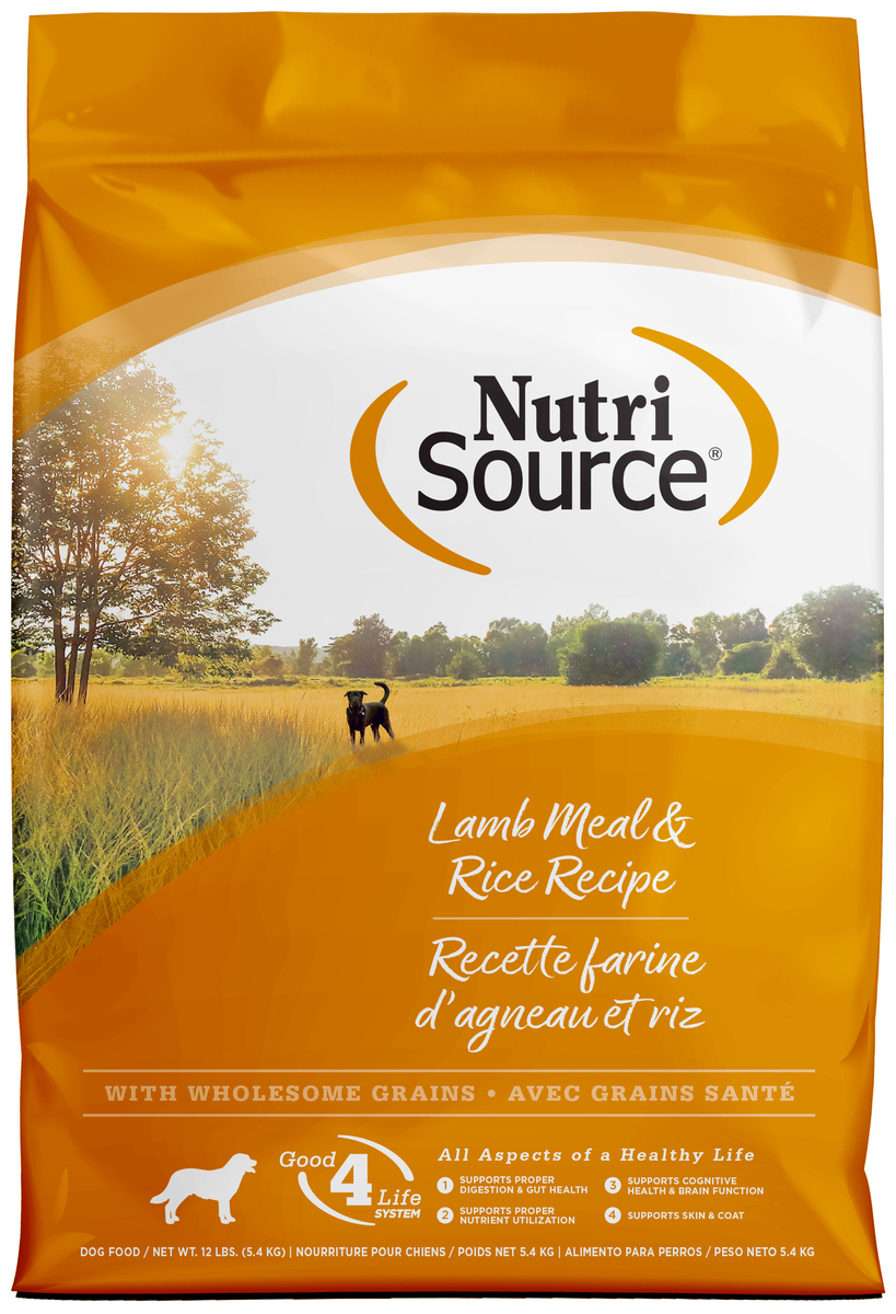 Picture of Nutri Source 125134 12 lbs Adult Lamb Rice 22-13 Dog Food - MP80