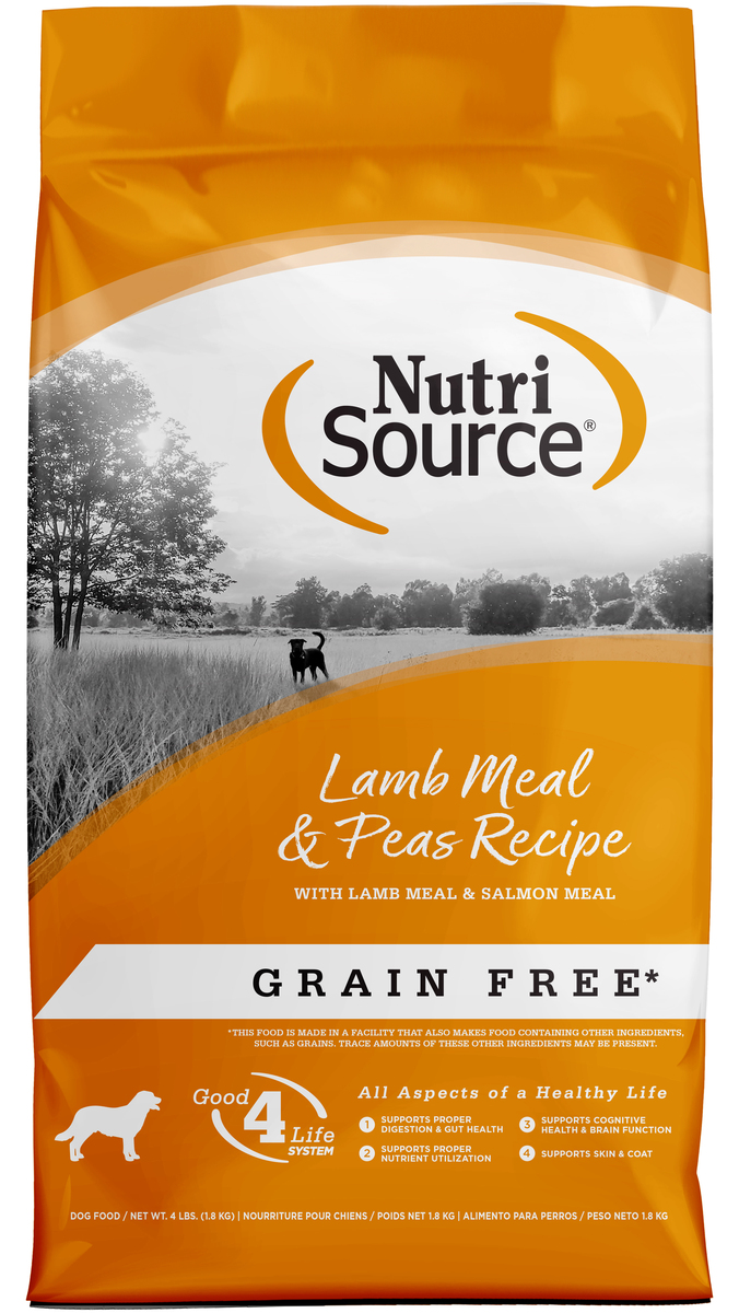 Picture of Nutri Source 125145 4 lbs Grain Free Lamb Meal & Pea Dog Food - MP8