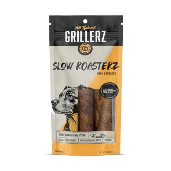 Picture of Scott Pet 883021 6 in. AT828 Grillerz Pork Sausage - 2 Count - Pack of 8
