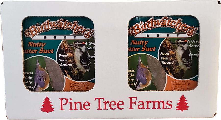 Picture of Pine Tree Farms 602018 11 oz Bird Watchers Best Nutty Butter Suet Carry Food - MP1 - Pack of 12