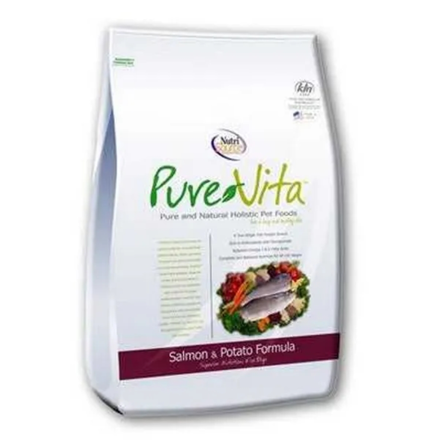 Picture of Pure Vita 125187 4 lbs Salmon & Potato Dog Food - MP8
