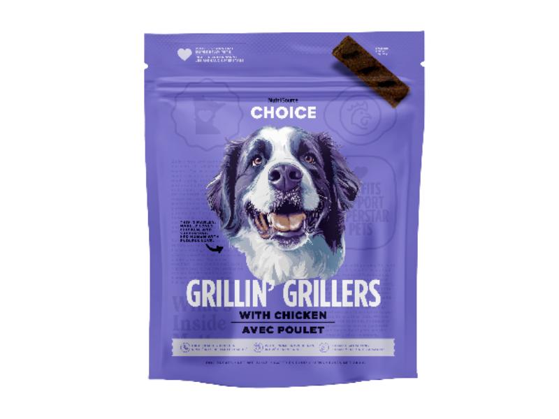 Picture of Nutrisource 872714 32 oz Chicken Grill in Grillers Dog Treats MP4 Case - Pack of 4