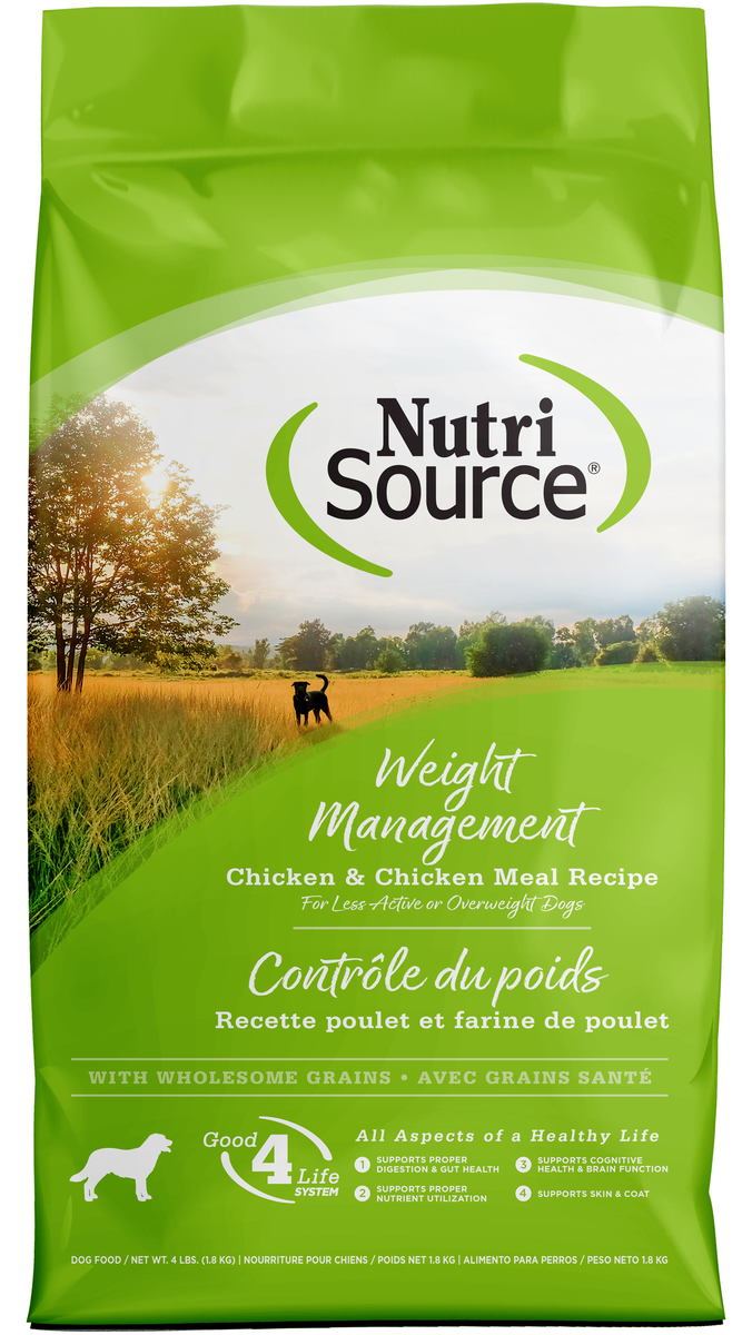Picture of Nutri Source 125163 4 lbs Weight Management Chicken Rice 21-9 Dog Food - MP8