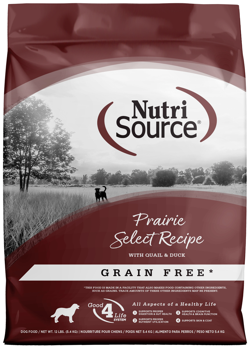 Picture of Nutri Source 125123 12 lbs Grain Free Prairies Select Dog Food - MP80