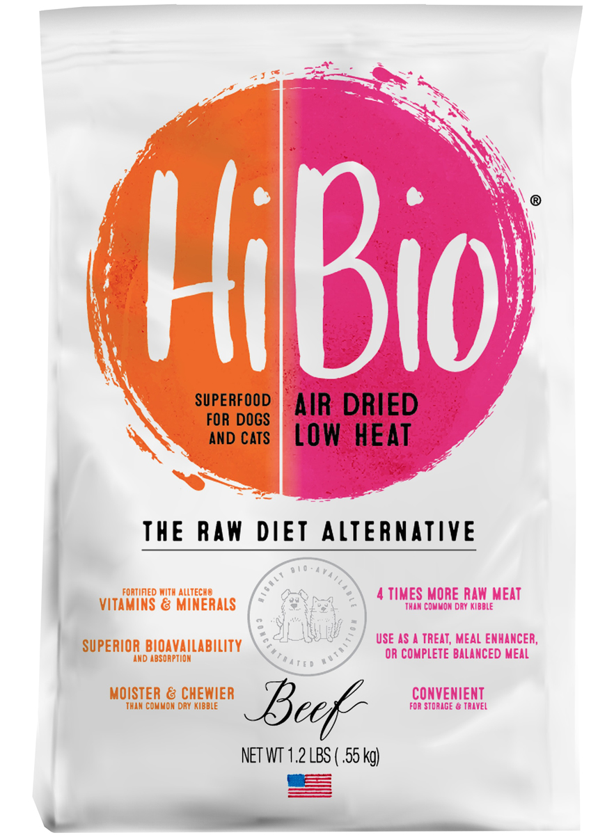 Picture of Evangers 884190 1.2 lbs Hi Bio Beef Superfood for Dogs & Cats MP10 Case - Pack of 10